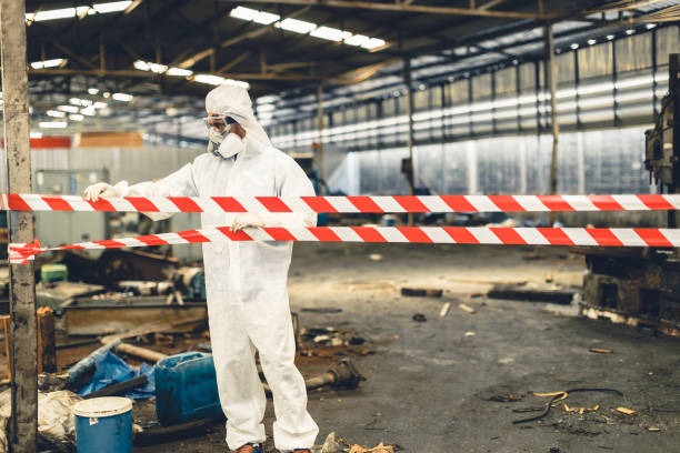 Professional Drug Lab Cleanup technician working in Roanoke, VA